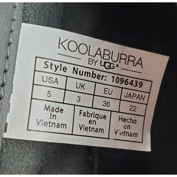 New koolaburra ugg lorelei suede ankle bootie stone gray zip up western cowgirl - Picture 15 of 15